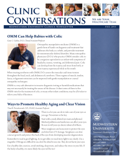 Clinic Conversations 2015 Fall 2015 Edition.