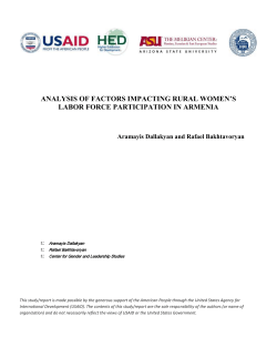 analysis of factors impacting rural women`s labor force participation
