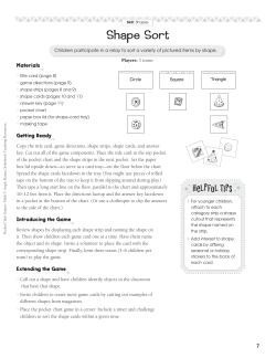 Shape Sort - Scholastic