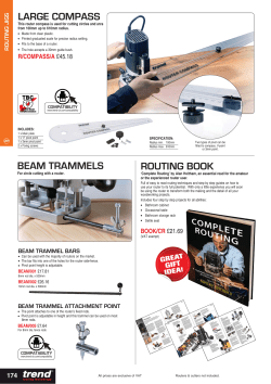 large compass beam trammels routing book