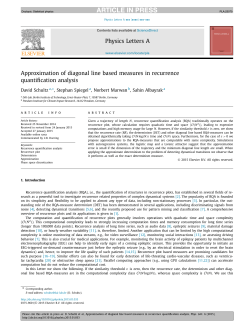 Approximation of diagonal line based measures in recurrence