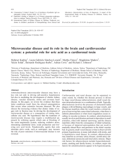 Microvascular disease and its role in the brain and cardiovascular