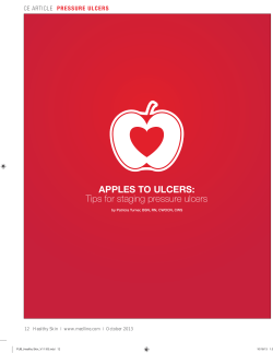 APPLES TO ULCERS: Tips for staging pressure