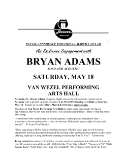 BRYAN ADAMS
