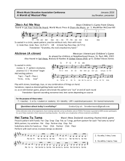 A World of Musical Play: International Children`s Singing Games