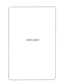 conclusion - Shodhganga