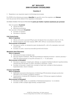 ap&reg; biology 2008 scoring guidelines - AP Central