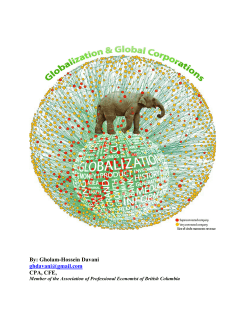 Globalization and Gobal Corporations