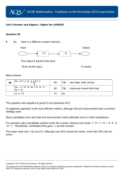 Unit 02 - Number and algebra (Higher)