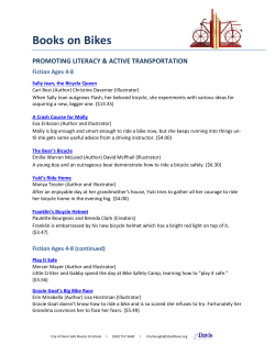 Books on Bikes - City of Davis