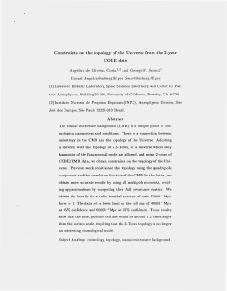 Constraints on the topology of the Universe from the 2