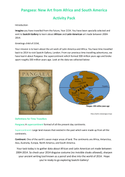 Pangaea: New Art from Africa and South America