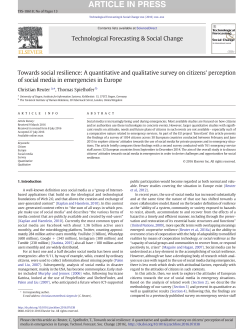 Towards social resilience: A quantitative and