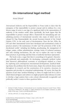 On international legal method - Oxford Academic