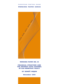 Financial structure and the interest rate channel of ECB monetary