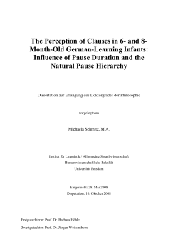 The Perception of Clauses in 6 - publish.UP
