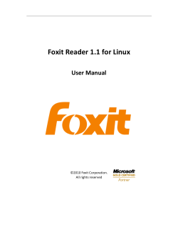 Foxit Reader for Linux