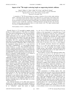 Impact of the 87Rb singlet scattering length on suppressing inelastic