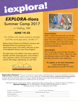 For children with autism spectrum disorder and their same