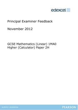 Paper 2 - Edexcel
