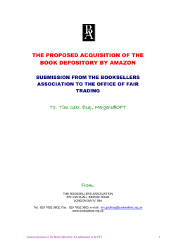 proposed acquisition of The Book