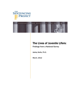 The Lives of Juvenile Lifers - National Juvenile Justice Network
