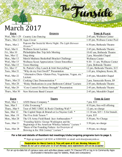 March 2017 - Sunnyside Communities