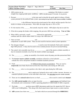 Systems Repair Worksheet