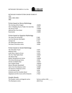 Fiction based on Norse Mythology Fiction based on Egyptian