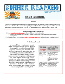 2016 Summer High School Reading 9th