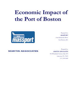Economic Impact of the Port of Boston
