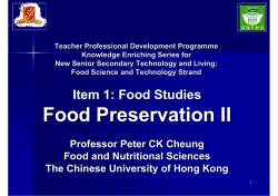 Food Preservation II