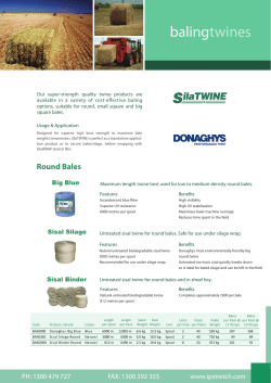 Donaghys Big Square Baling Twine