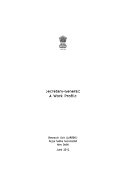 Secretary_General-A work Profile