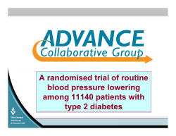 A randomised trial of routine blood pressure lowering among 11140