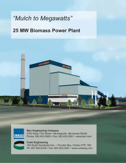 Mulch to Megawatts