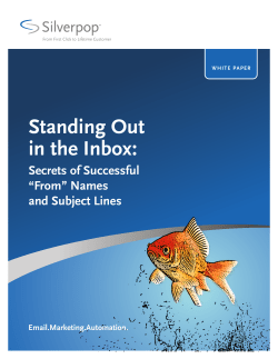 Standing Out in the Inbox: