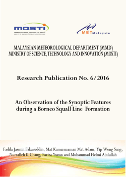 An Observation of the Synoptic Features during a Borneo Squall