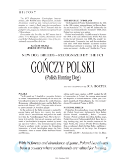 Gonczy Polski - Ria H&ouml;rter, Dog Writer