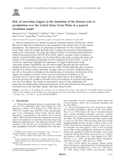 Role of convection triggers in the simulation of the diurnal cycle of