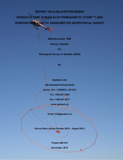 report on a helicopter-borne versatile time domain