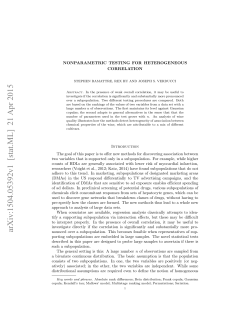 Nonparametric Testing for Heterogeneous Correlation