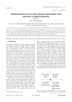Metamaterial-based source and scattering enhancements: from