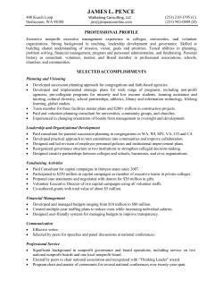 JAMES L. PENCE - Broadmoor Community Church