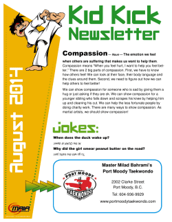 August 2014 Kid Kick Newsletter - PM TKD.pub