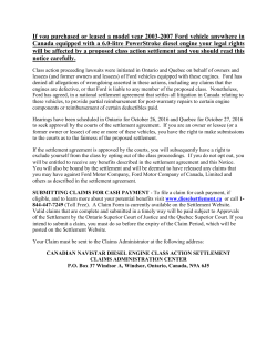 If you purchased or leased a model year 2003