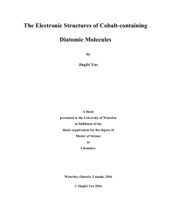 The Electronic Structures of Cobalt-containing Diatomic