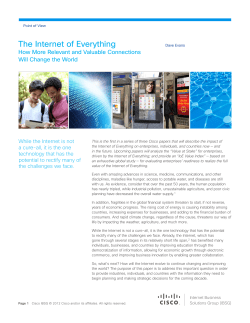 The Internet of Everything