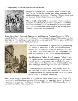 Traditionalists/Modernist Reading - Greensburg Salem School District