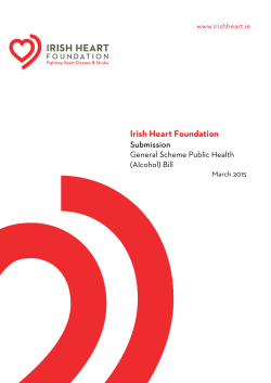 Submission on the General Scheme of the Public Health